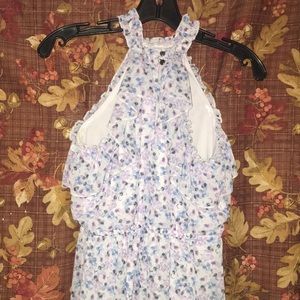 GB Girls floral halter dress.